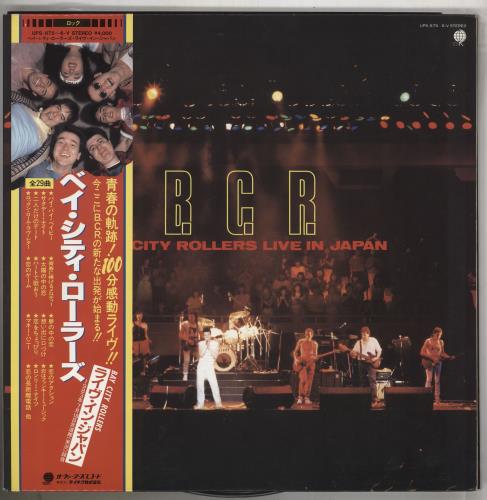 Bay City Rollers Live In Japan + obi Japanese 2-LP vinyl Bay City Rollers Live In Japan + obi Japanese 2-LP vinyl